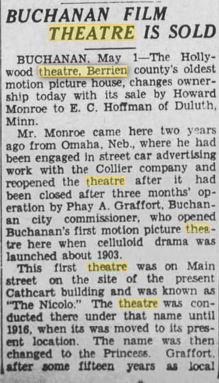 Hollywood Theatre - 1935 1 May (newer photo)